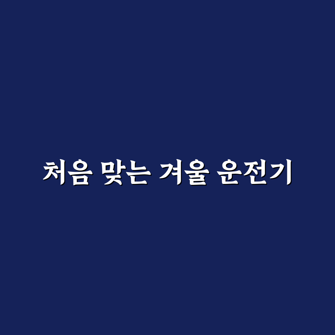 추운 날씨 자동차 관리 요령 솔직후기와 실전 팁