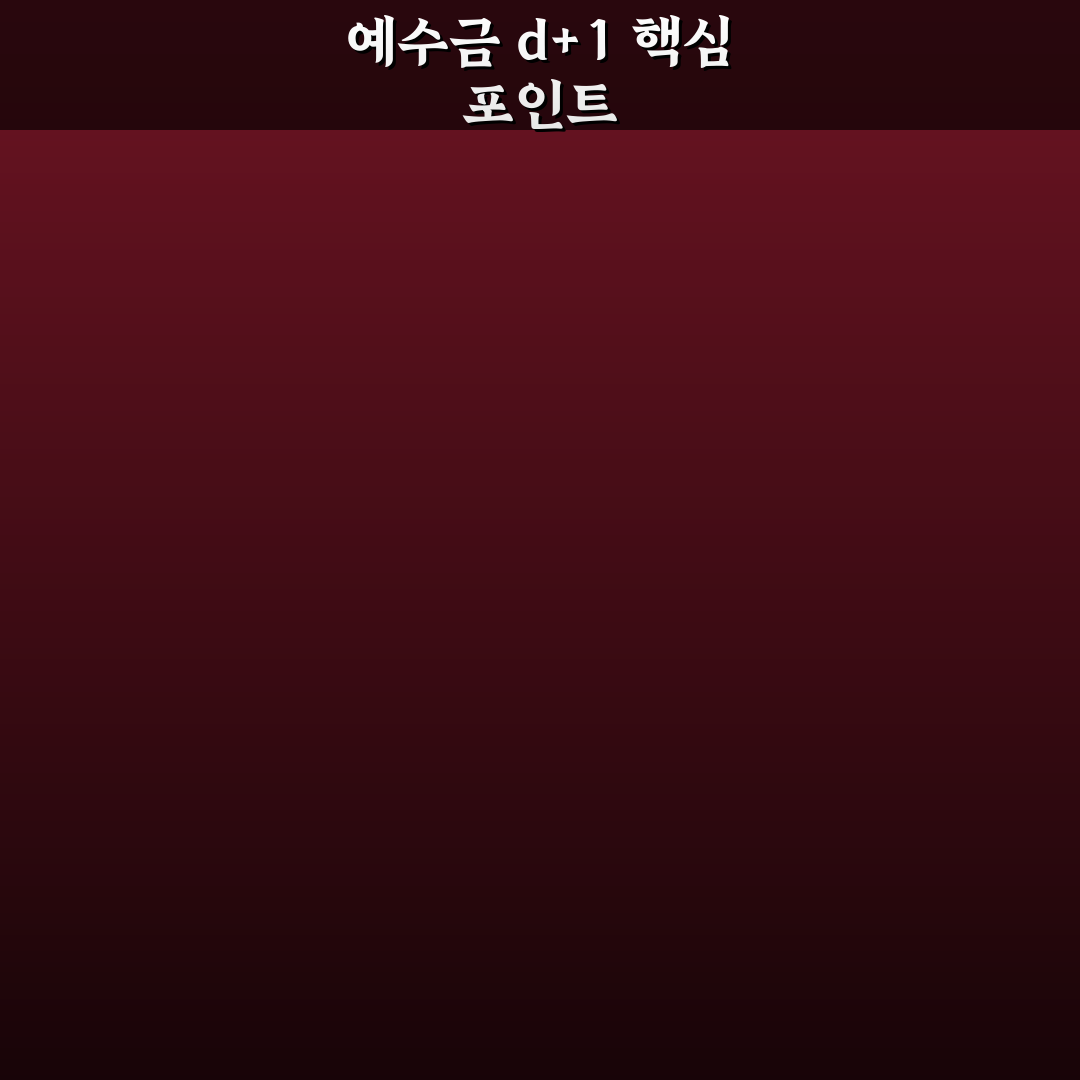 주식 예수금 D+1 제도별 특징 비교와 투자 판단 기준