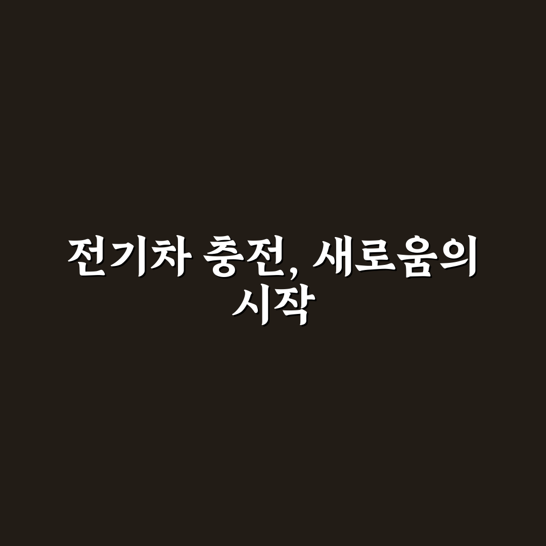 전기차 충전 문제 발생 시 대처법 직접 써본 후기