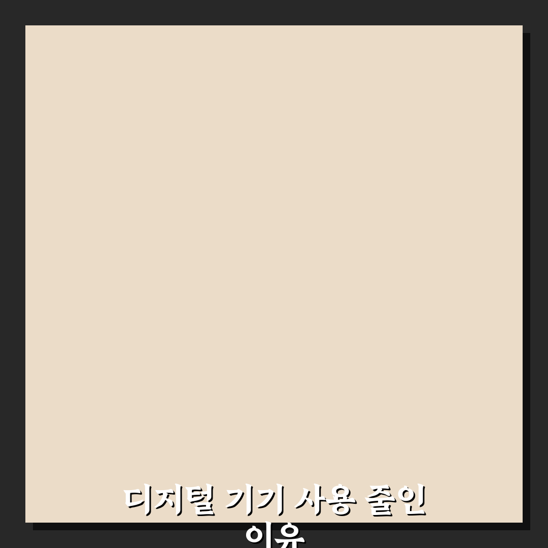 눈 건강 지키는 디지털 디톡스 직접 써본 후기