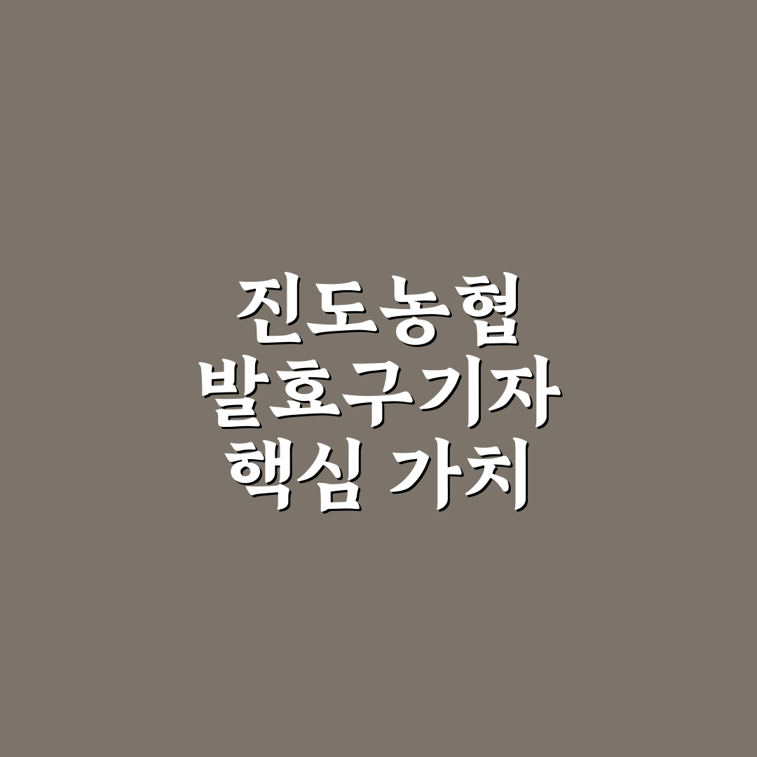 진도농협 발효구기자 진액 비교와 선택 가이드 5가지 기준