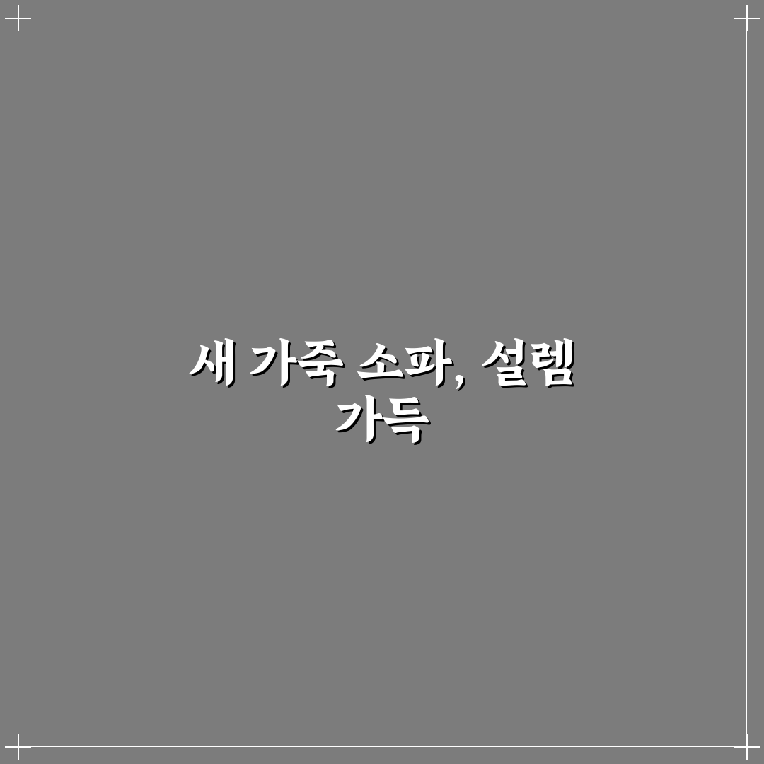 가죽 소파 관리 및 보존법 직접 써본 솔직 후기