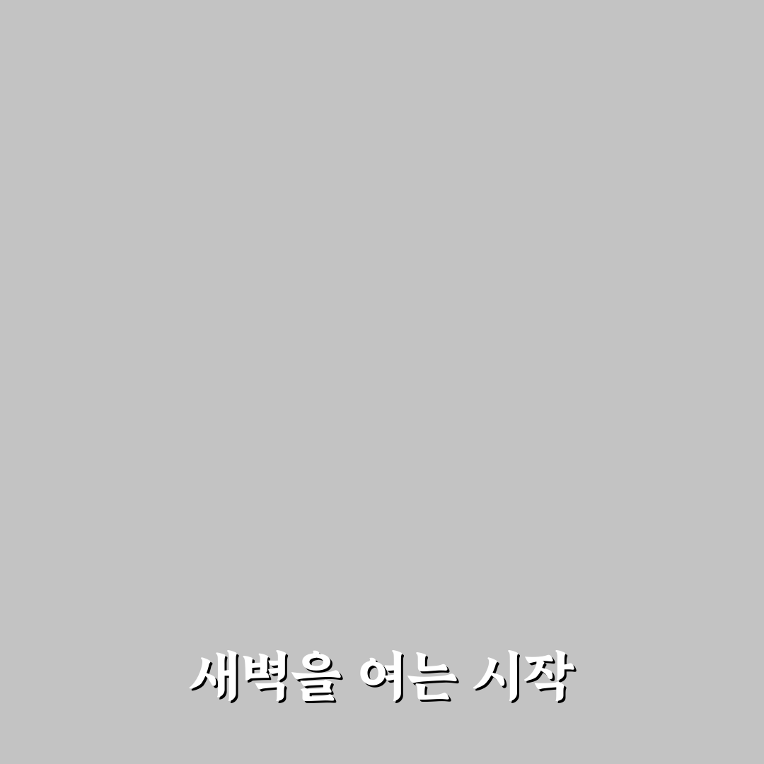 아침형 인간으로 바뀌는 법 직접 써본 후기와 꿀팁