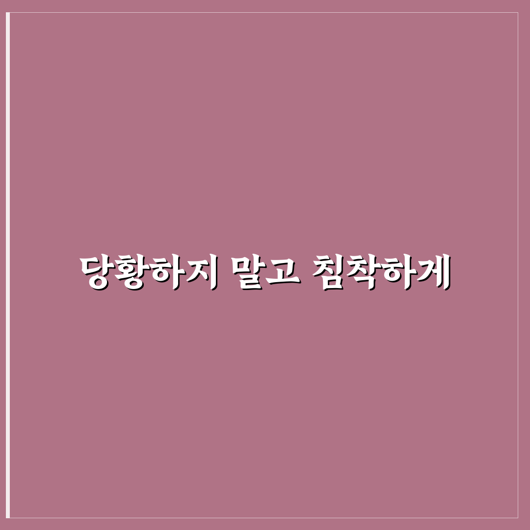 길거리 싸움 목격 시 대처법 직접 써본 후기와 안전 수칙