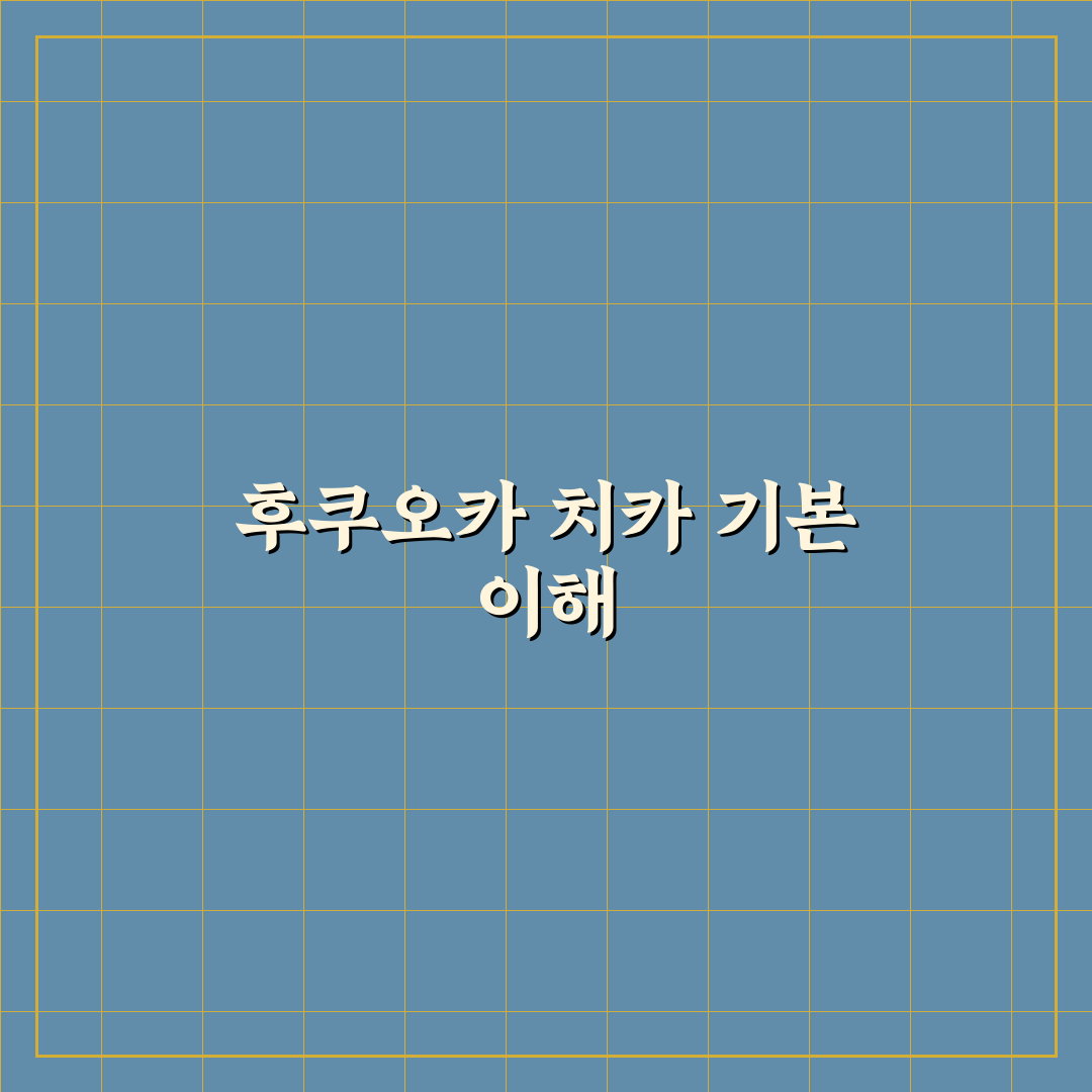 후쿠오카 치카에 비교와 분석으로 본 5가지 선택 기준