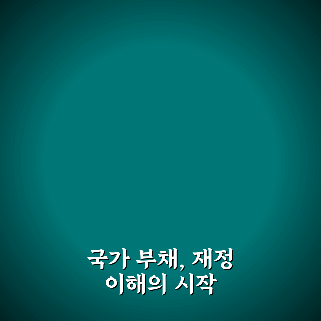 대한민국 나라빚 현황과 관리 기준 5가지 총정리