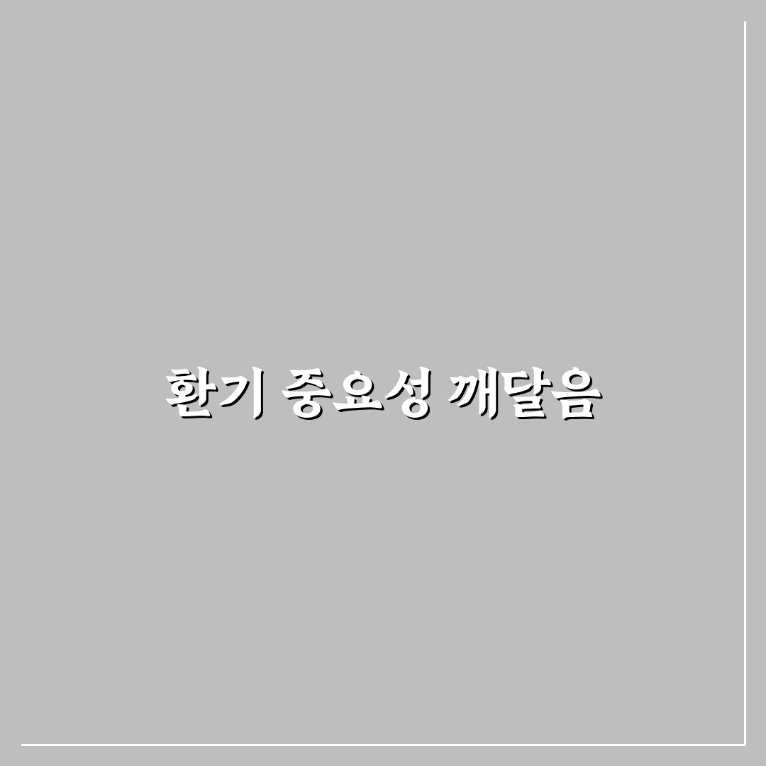 실내 환기 효율적인 시간대 직접 써본 후기와 팁