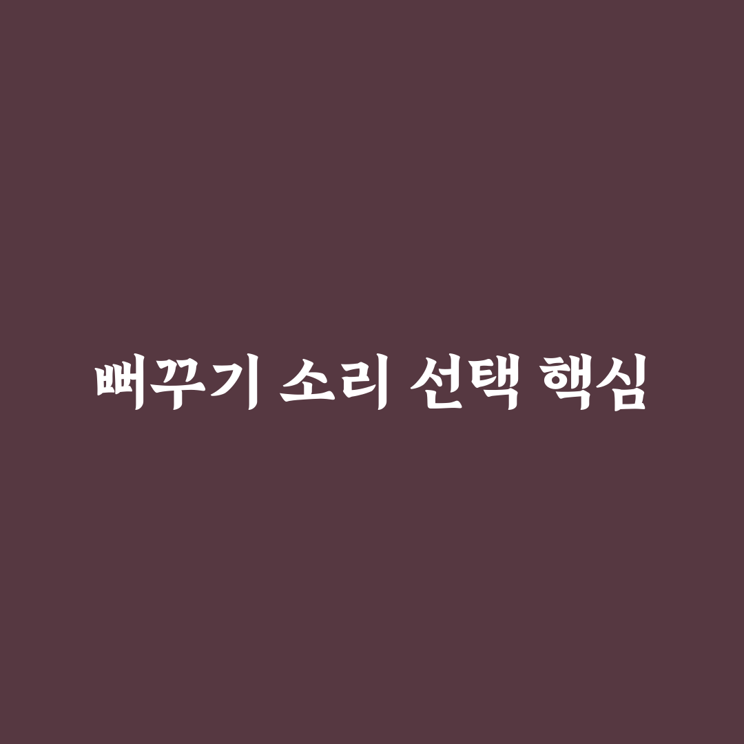 뻐꾸기 소리 mp3 선택을 위한 5가지 비교 기준 총정리