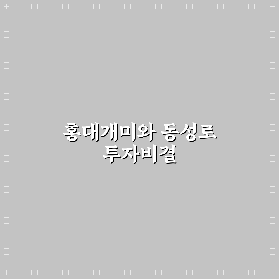 홍대개미 동성로 비교와 5가지 선택 기준 총정리