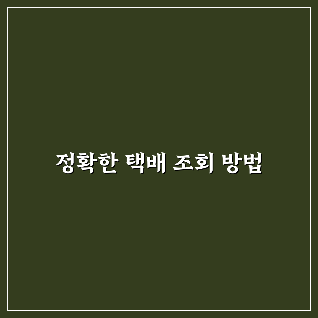 타오바오 택배조회 가이드와 주요 체크포인트 분석
