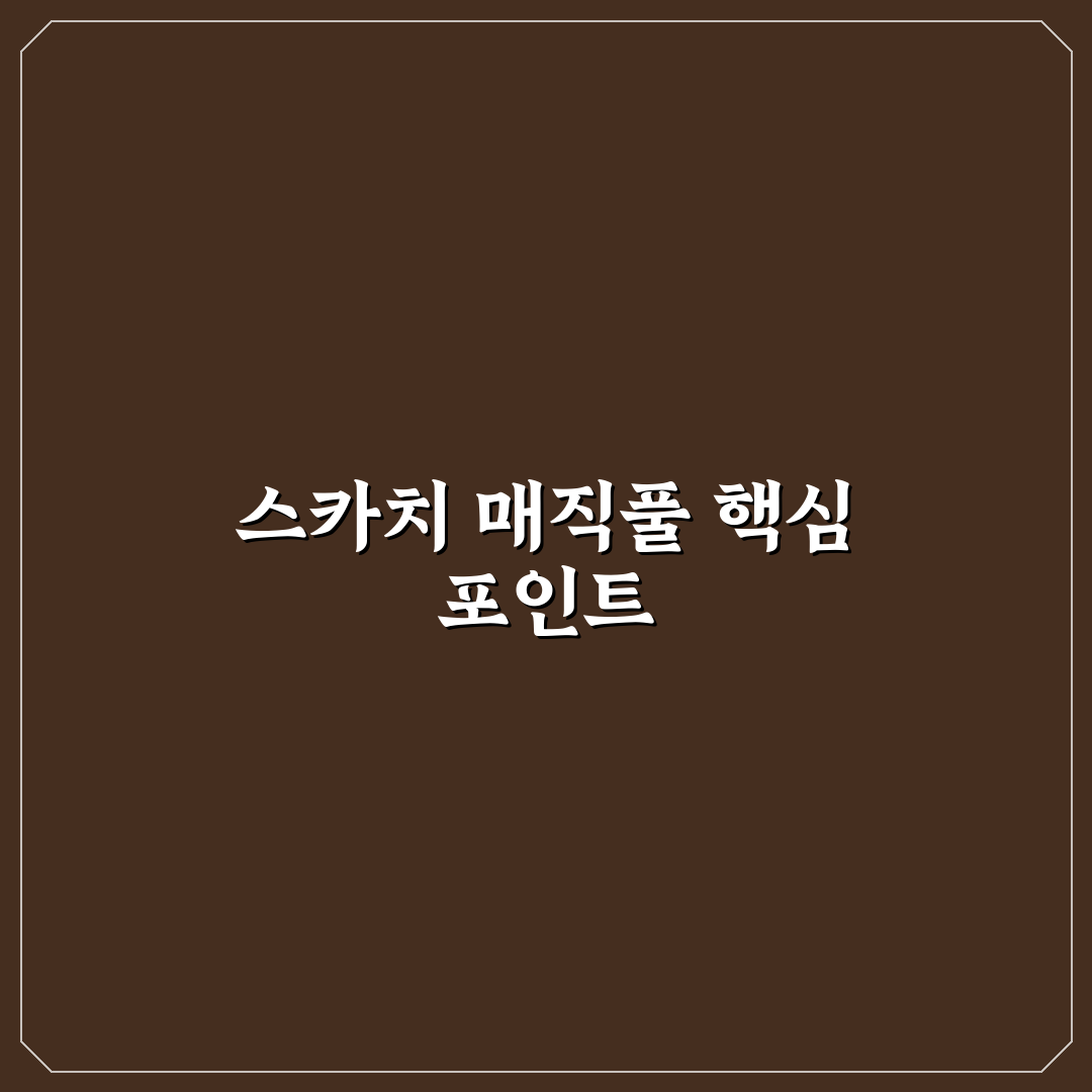 스카치 매직풀 성능 비교와 선택 기준 5가지 총정리