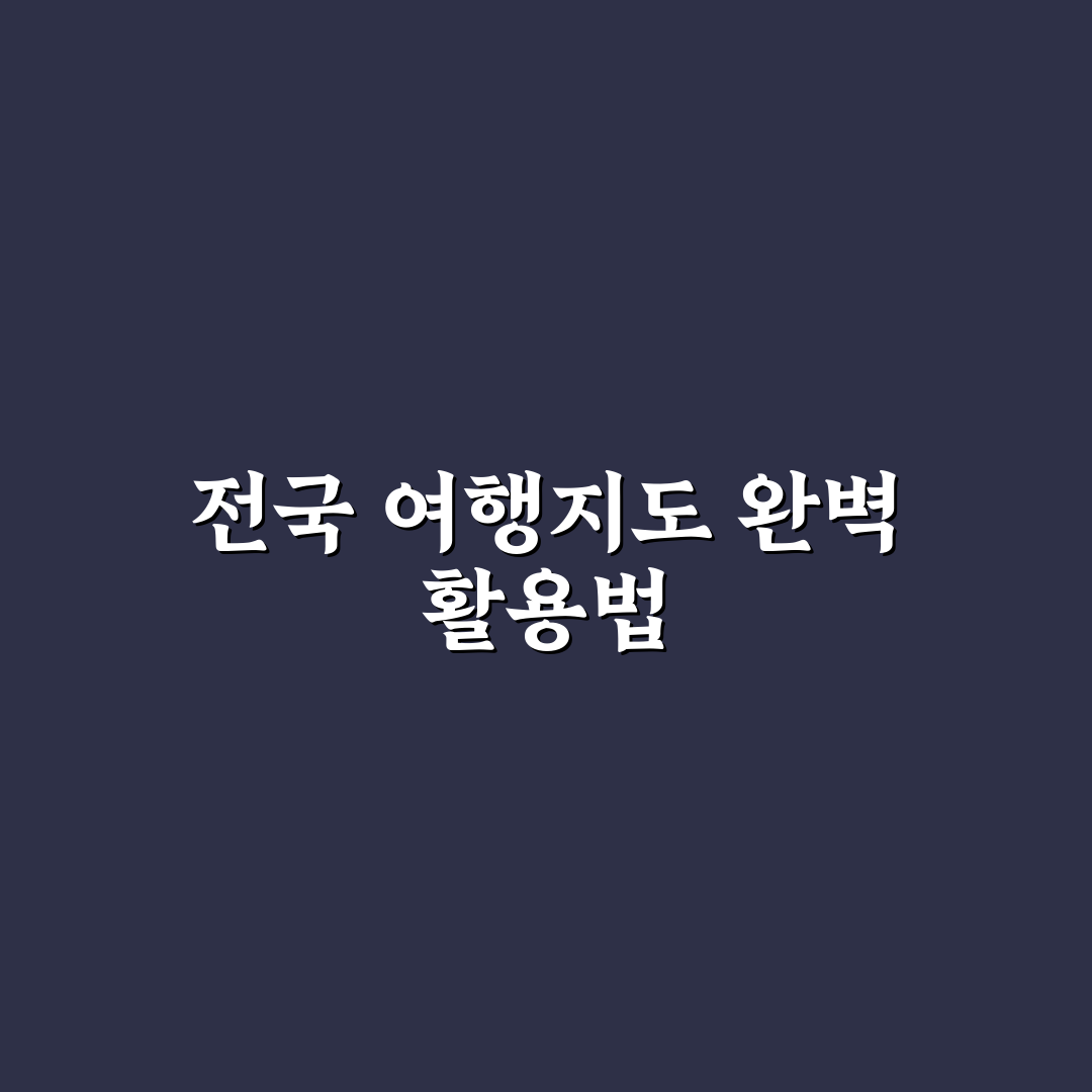 전국 여행 지도 어플 비교와 활용 가이드 5가지 기준