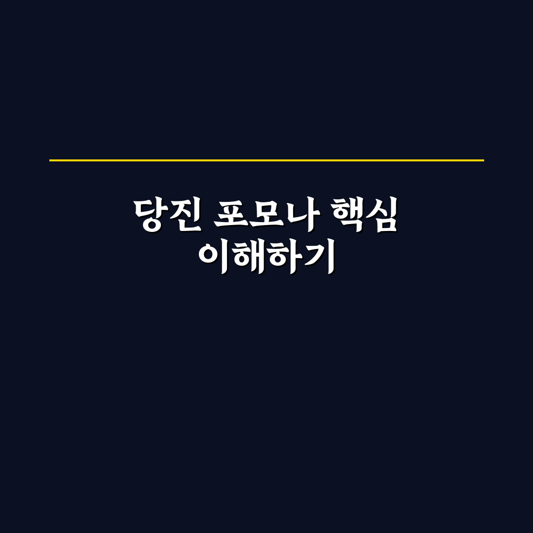 당진 포모나 방문 전 알아야 할 5가지 체크포인트 분석
