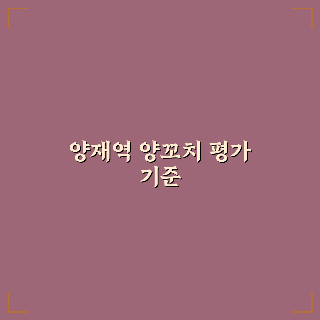 양재역 이가네 양꼬치 맛과 서비스 5가지 기준 분석