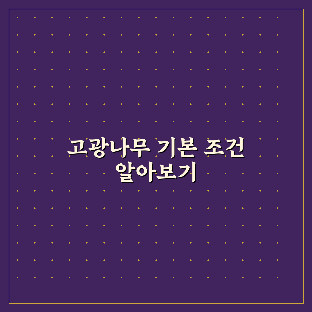 고광나무 키우기 7가지 체크포인트와 관리 기준 분석